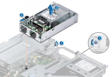 Bộ mở rộng Dell R750 2* 2.5 SAS/ SATA Rear Bay Kit